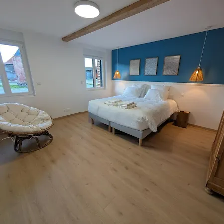 펜션 De La Ferme Du Domvoy En Baie De Somme 퀜드